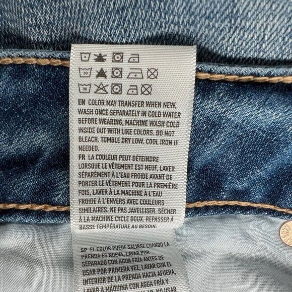 American Eagle Women's Distressed Button Fly Tom Girl Jeans - Picture 11 of 11